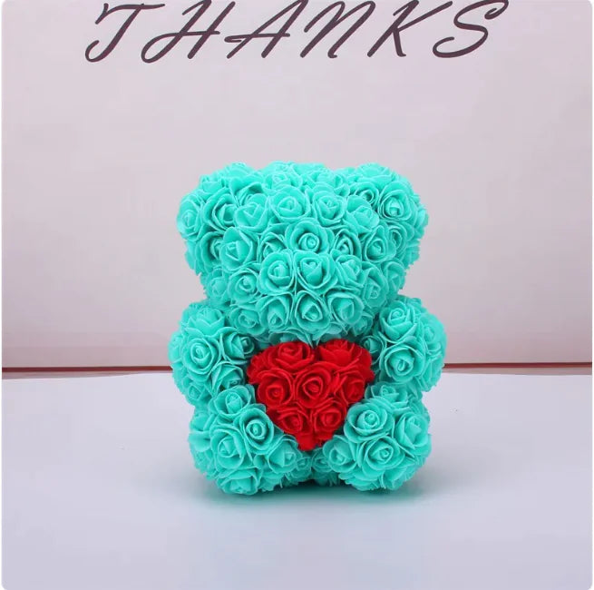 Rose Bear Teddy - Gift For Special Occasion - orevele