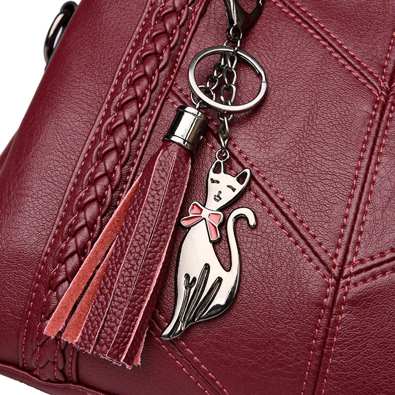 Vdisi Wild Fashion Soft Leather Tote - orevele