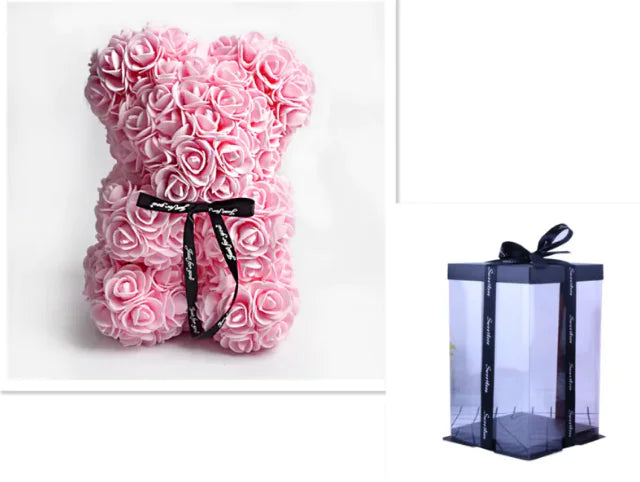 Rose Bear Teddy - Gift For Special Occasion - orevele