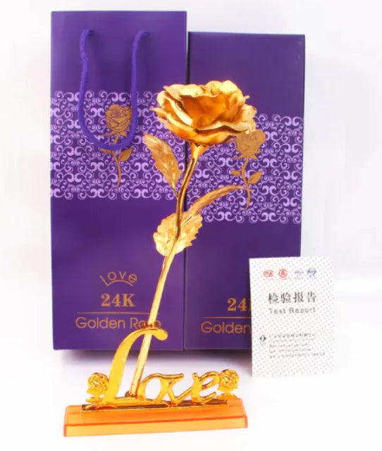 24K Gold Rose – Gift for Special Occasions - orevele