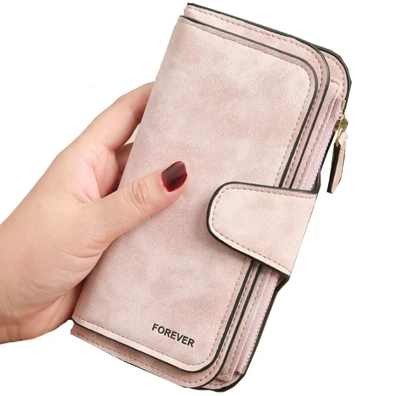 Elegant Leather Women's Clutch Wallet - orevele