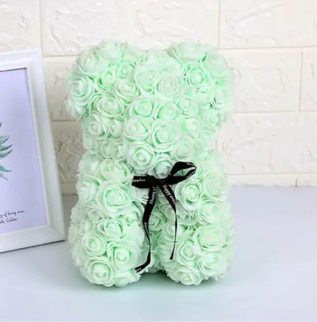 Rose Bear Teddy - Gift For Special Occasion - orevele