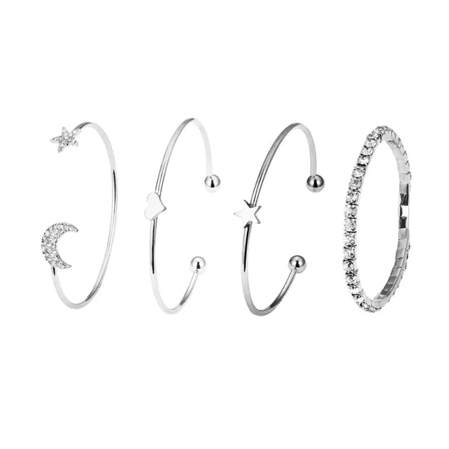 Inlaid Bracelet Jewelry Set - orevele