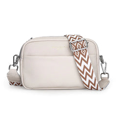 Leather One-shoulder Crossbody Bag - orevele