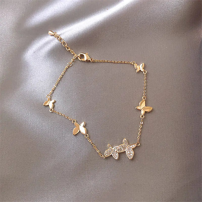 Crystal Butterfly Bracelet - orevele