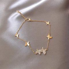 Crystal Butterfly Bracelet - orevele