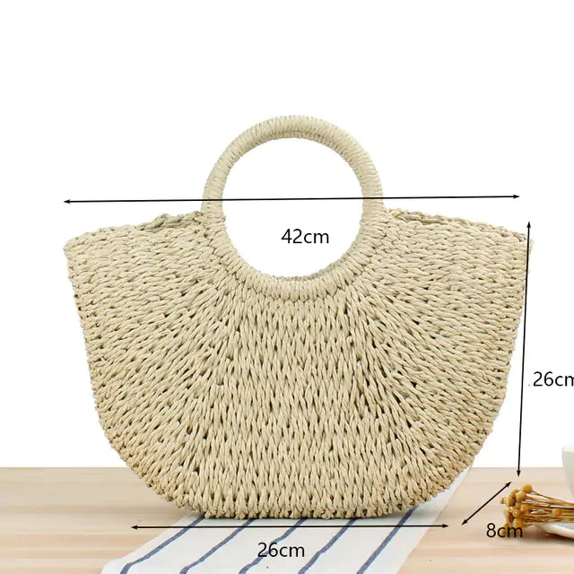 Handmade Straw Bag - orevele