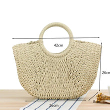 Load image into Gallery viewer, Handmade Straw Bag - orevele