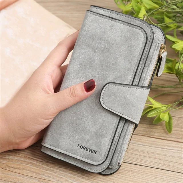 Elegant Leather Women's Clutch Wallet - orevele